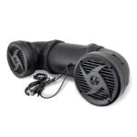 Pyle Altavoces marinos impermeables alimentados por ATV - Sistema de sonido Bluetooth UTV de 500 W, altavoces ATV de son