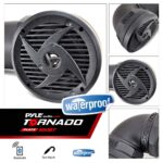 Pyle Altavoces marinos impermeables alimentados por ATV - Sistema de sonido Bluetooth UTV de 500 W, altavoces ATV de son