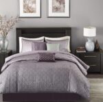 Juego de edredón Biloxi jacquard geométrico Madison Park MP10-920 King ropa de cama alternativa plumón todas las estacio