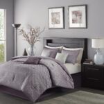 Juego de edredón Biloxi jacquard geométrico Madison Park MP10-920 King ropa de cama alternativa plumón todas las estacio