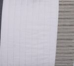 Colcha reversible de algodón Nautica Tideway 201248 tamaño King color bronceado gris
