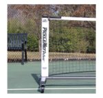 Sistema de red para pickleball On Court Off Court TAPND Deluxe estructura de tubos ovalados con ruedas de bloqueo 22 pie