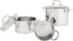 Batería de cocina Cuisinart 89-13 juego de ollas de acero inoxidable profesional 13 piezas