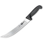 Victorinox 10" Cuchillo de Cimetro, Hoja Curva, Granton, Mango Fibrox Negro 5.7323.25 5.7323.25