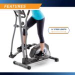Máquina Elíptica Marcy NS-40501E resistencia magnética 8 niveles LCD cardio hogar