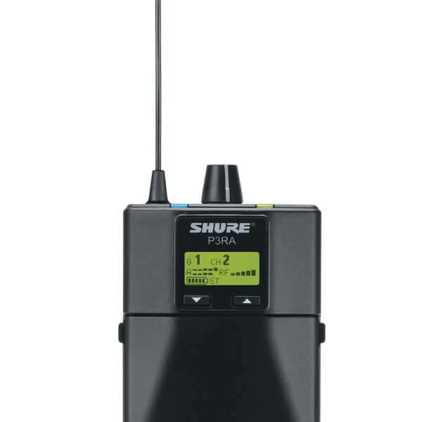 Shure P3RA Receptor inalámbrico de alta calidad para sistemas de monitoreo personal PSM300 - Banda G20