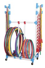 Carrito para pelotas y aros Sportime Balls R Us Co Ltd 1449434 organizador deportivo rodante escolar