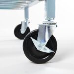 CHAMPRO Monster Steel Basketball Ball Locker sobre ruedas, capacidad de baloncesto de 20