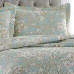 Juego de colchas reversibles Laura Ashley Revman International 206344 Brompton Serene algodón King