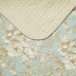 Juego de colchas reversibles Laura Ashley Revman International 206344 Brompton Serene algodón King