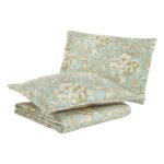 Juego de colchas reversibles Laura Ashley Revman International 206344 Brompton Serene algodón King