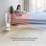 Ventilador y Calentador Dyson Hot+Cool AM09 61874-01 Jet Focus Air Multiplier Cerámica Modo Personal y Habitación Rango