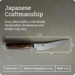 Shun Cutlery Premier - Cuchillo para deshuesar y filetear de 6 pulgadas, se desliza fácilmente a través de la carne y el