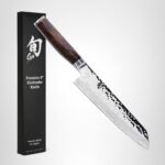 Shun Premier - Cuchillo Kiritsuke de 8 pulgadas, cuchillo de cocina japonés hecho a mano para chefs profesionales y domé