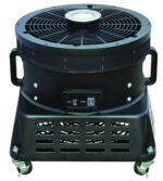 Soplador de tubo XPOWER BR-460L 1 HP 5800 CFM con luces LED, resistente a la intemperie, 18 pulgadas, certificado ETL/CE