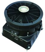 Soplador de tubo XPOWER BR-460L 1 HP 5800 CFM con luces LED, resistente a la intemperie, 18 pulgadas, certificado ETL/CE