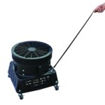 Soplador de tubo XPOWER BR-460L 1 HP 5800 CFM con luces LED, resistente a la intemperie, 18 pulgadas, certificado ETL/CE