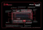 Teclado Mecánico para Juegos Thermaltake Tt eSports Poseidon Z KB-BAZ-KLBLUS-01 aluminio forjado interruptores azules hu