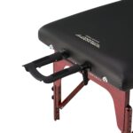 Montclair ThermaTop™ Master Massage Mesa de masaje portátil de 31 pulgadas con espuma viscoelástica, paneles de reiki y