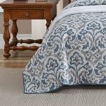 Juego de funda de edredón Tommy Bahama Cape Verde Revman International 207909 tamaño individual color gris