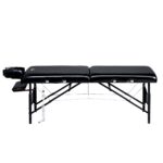 Mesa de masaje portátil Galaxy Therma Top Master de 30" Pacakge Beauty Bed Built Black