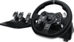 Volante de carreras Logitech G920 941-000121 Force Feedback 900 grados rotacion pedales para Xbox Series X S One y PC ne