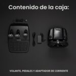 Volante de carreras Logitech G920 941-000121 Force Feedback 900 grados rotacion pedales para Xbox Series X S One y PC ne