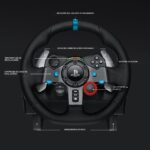 Volante gaming Logitech G920 941-000121 PS4 PC con pedales retroalimentación de fuerza