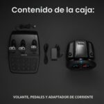 Volante gaming Logitech G920 941-000121 PS4 PC con pedales retroalimentación de fuerza