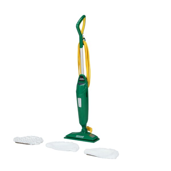Trapeadora de Vapor Bissell Commercial BGST1566 12.5 pulgadas 1500W 15oz con 3 almohadillas verde