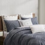 Juego de cama Kandula INK+IVY II13-565 colcha matrimonial queen 3 piezas estampado floral con elefantes naranja oscuro 1