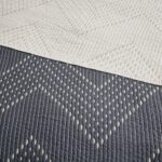 Juego de cama Kandula INK+IVY II13-565 colcha matrimonial queen 3 piezas estampado floral con elefantes naranja oscuro 1