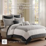 Juego de edredon reversible Madison Park Attingham MP13-1742 King Cal King 104x94 pulgadas todas las estaciones ligero c