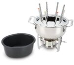 Juego de olla para fondue All-Clad Specialty E470S264 de acero inoxidable 12 piezas plateado