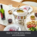Juego de olla para fondue All-Clad Specialty E470S264 de acero inoxidable 12 piezas plateado