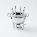 Juego de olla para fondue All-Clad Specialty E470S264 de acero inoxidable 12 piezas plateado