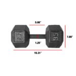 CAP Barbell Mancuerna hexagonal de hierro fundido | Múltiples opciones
