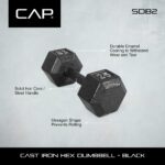 CAP Barbell Mancuerna hexagonal de hierro fundido | Múltiples opciones