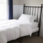 Juego de ropa de cama MALOUF MA01CKWHWHBB California King blanco sabanas edredon fundas