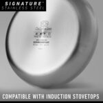 Batería de cocina Calphalon 1950766 antiadherente de aluminio anodizado 10 piezas plateado