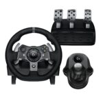 Volante para Juegos de Carreras Logitech G920 941-000121 con Pedales compatible con Xbox y PC