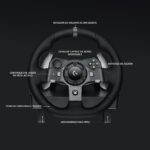 Volante para Juegos de Carreras Logitech G920 941-000121 con Pedales compatible con Xbox y PC