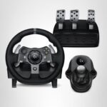 Volante para Juegos de Carreras Logitech G920 941-000121 con Pedales compatible con Xbox y PC