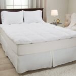 Almohada de plumas de pato Bedford Home 64A-68861 blanca tamaño estándar relleno 100% plumas naturales