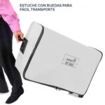 Colchón inflable de cama con marco y funda rodante Ivation EZ-Bed IV-IAEZBQA120BG bomba integrada autoapagado