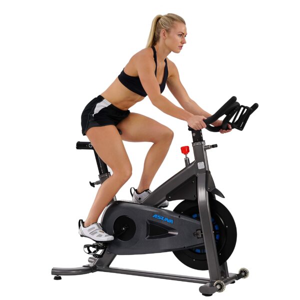 Bicicleta Estacionaria ASUNA 5150 Resistencia Magnética Ajustable Manillar y Asiento Regulable Volante 37.5 lb Pedales S
