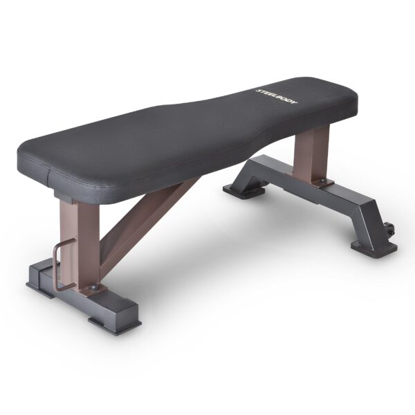 Steelbody Banco de pesas utilitario Deluxe para gimnasio en casa, levantamiento de pesas y entrenamiento de fuerza