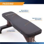 Steelbody Banco de pesas utilitario Deluxe para gimnasio en casa, levantamiento de pesas y entrenamiento de fuerza