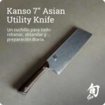 Shun Kanso - Cuchillo asiático utilitario (7")