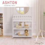 Dream On Me Ashton - Cambiador de mesa, color blanco